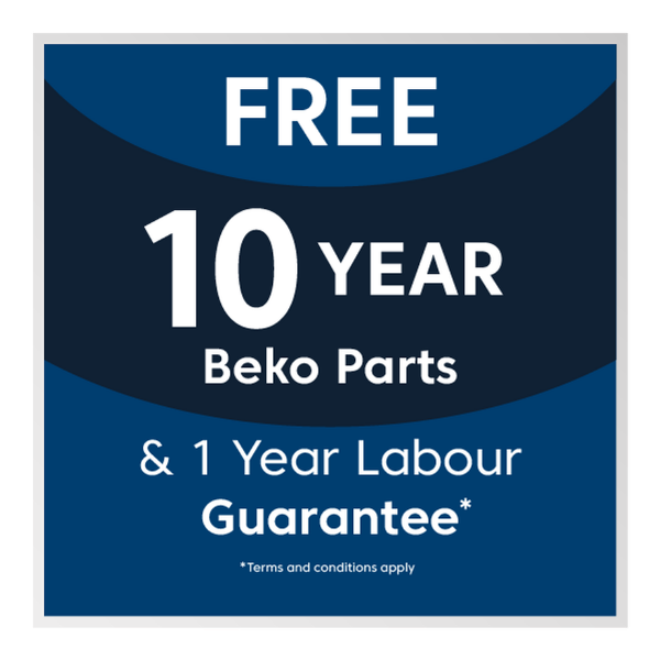 Beko EDVC503W 50cm Electric Double Oven - White_guarantee