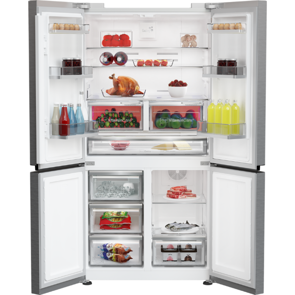 Blomberg KQD114VPX 90.8cm Dual Cooling American Style Fridge Freezer - Brushed Steel_inner4