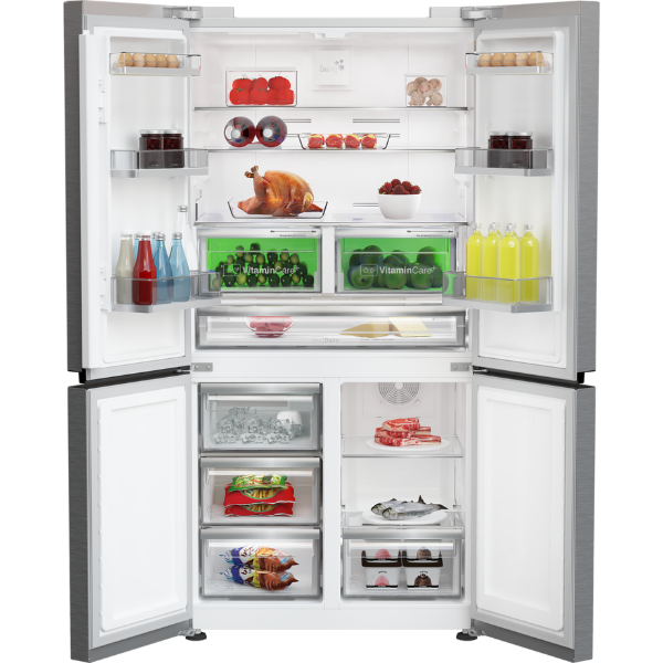 Blomberg KQD114VPX 90.8cm Dual Cooling American Style Fridge Freezer - Brushed Steel_inner1
