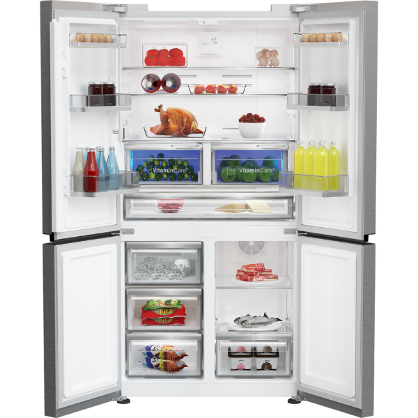 Blomberg KQD114VPX 90.8cm Dual Cooling American Style Fridge Freezer - Brushed Steel_inner3