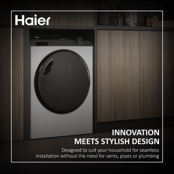 Haier HD90-A3959 9kg Heat Pump Tumble Dryer - White_info2