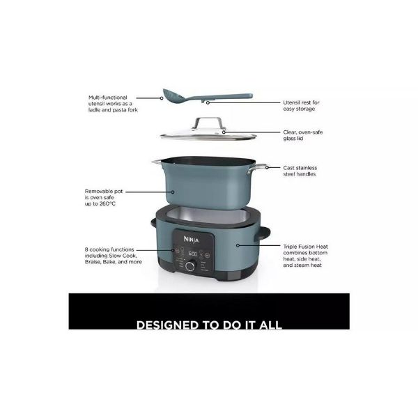 Ninja MC1001UK 42cm Multi-Cooker - Blue_spec