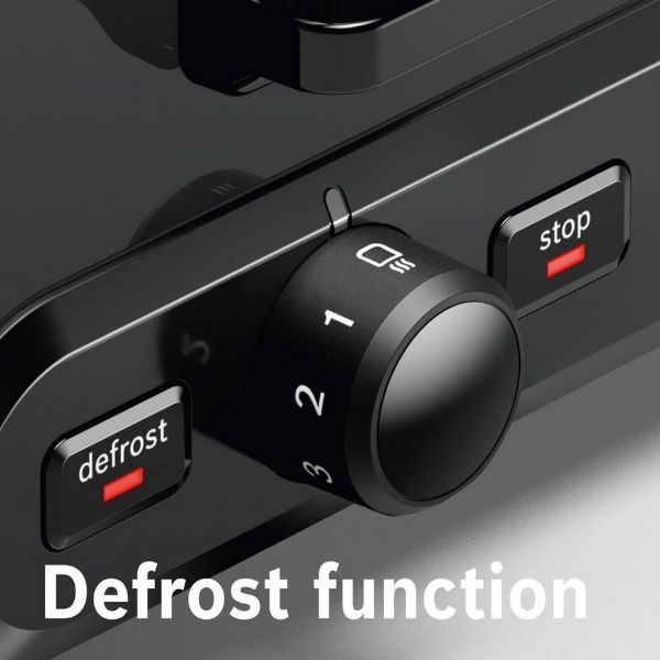 Bosch TAT4P447GB 4 Slot Toaster - Cream_control