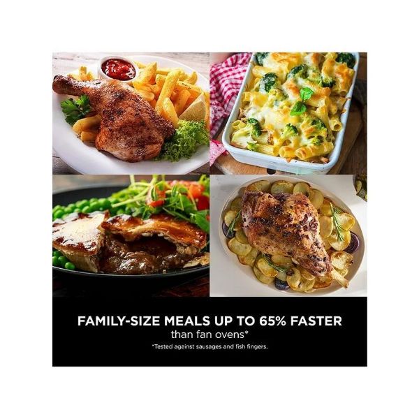 Ninja AF500UK Foodi FlexDrawer Air Fryer  - Black_food