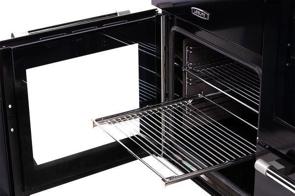 Picture of Leisure CK100F232K Cookmaster 100cm Dual Fuel Range Cooker with Seven Gas Burners in Black