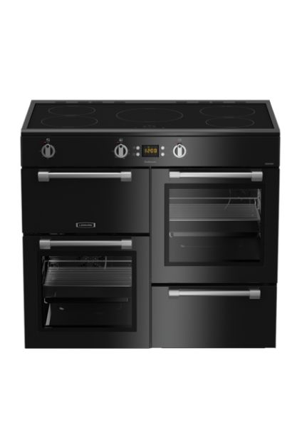 Picture of Leisure CK100D210K Cookmaster 100cm Induction Range Cooker with Five Zones in Black