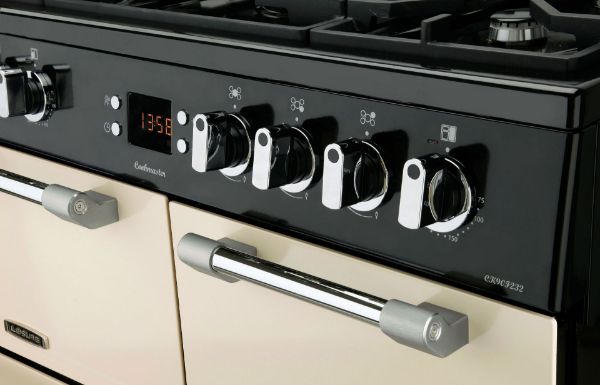 Picture of Leisure CK90F232C Cookmaster 90cm Dual Fuel Range Cooker with Two Ovens in Cream