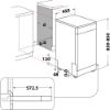 Picture of Hotpoint HSFO3T223WUKN 45cm Freestanding Dishwasher in White