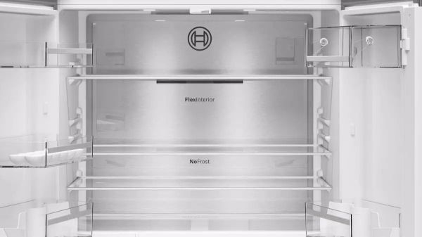 Picture of Bosch KFN96APEAG Serie 6 American Style XXL Fridge Freezer with French Doors in Inox-easyclean