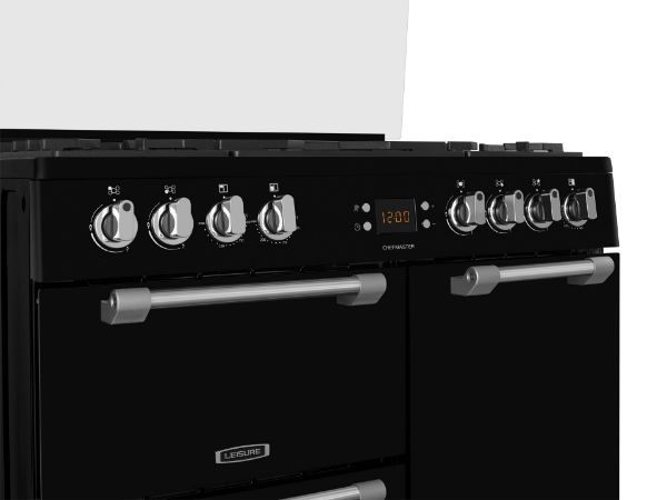 Picture of Leisure CC90F531K 90cm Chefmaster Dual Fuel Range Cooker in Black