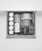 Fisher and Paykel DD60ST4HNX9 Series 9 Extra Height Single DishDrawer™ Dishwasher - Stainless SteelOpenFull