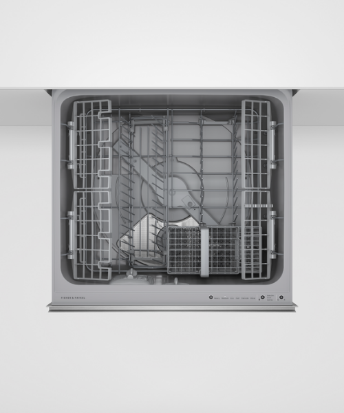 Fisher and Paykel DD60ST4HNX9 Series 9 Extra Height Single DishDrawer™ Dishwasher - Stainless SteelOpenEmpty