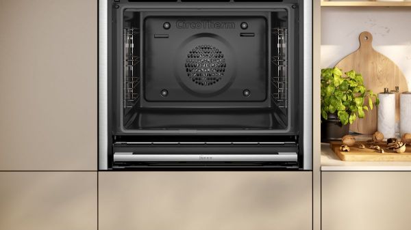 Picture of Neff B54CR71N0B N70 Built in Single Electric Oven with Pyrolytic & Hydrolytic Cleaning