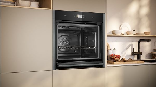 Picture of Neff B64CS71G0B N 90 Built in Single Electric Oven with Pyrolytic & Hydrolytic Cleaning