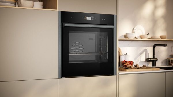 Picture of Neff B64FS31G0B N 90 Built in Single Electric Oven with Steam Function
