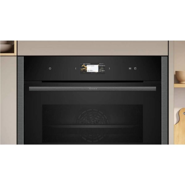 Picture of Neff C24FS31G0B N90 Built in Compact Oven with Steam Function