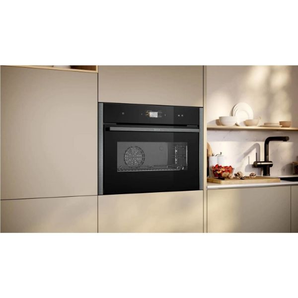 Picture of Neff C24FS31G0B N90 Built in Compact Oven with Steam Function