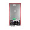 Montpellier MAB2035ER Undercounter Retro Fridge Freezer in Red_back view