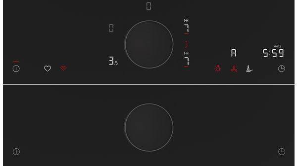 Neff T68FUV4L0 80cm Flex Induction Hob_controls