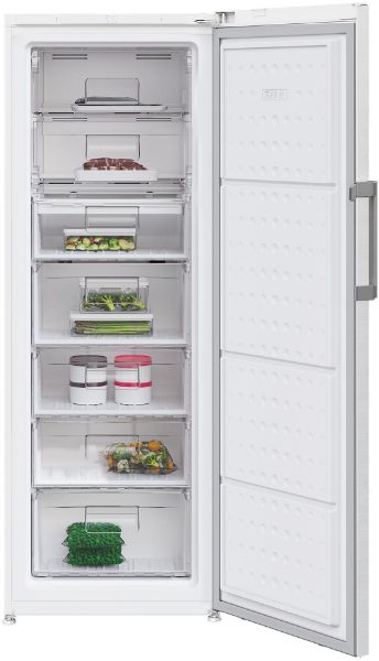 Blomberg FNM4671P 59.5cm Tall Freezer in White_open