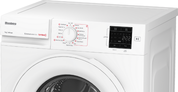 Blomberg LWA27461W 7kg 1400 Spin Washing Machine - White_controls
