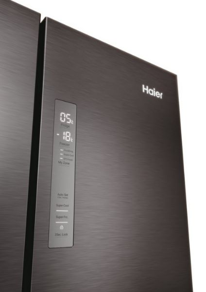 Haier HFR3718ENMD 70cm 60/40 Total No Frost Fridge Freezer - Dark Inox_temperature
