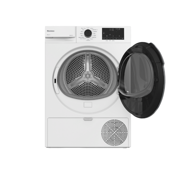 Blomberg LTAH39420W 9kg Heat Pump Tumble Dryer - White_open door