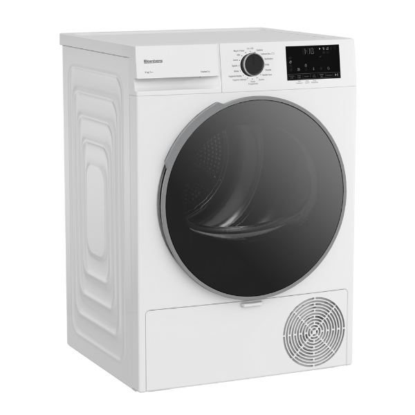 Blomberg LTAH39420W 9kg Heat Pump Tumble Dryer - White_angled view