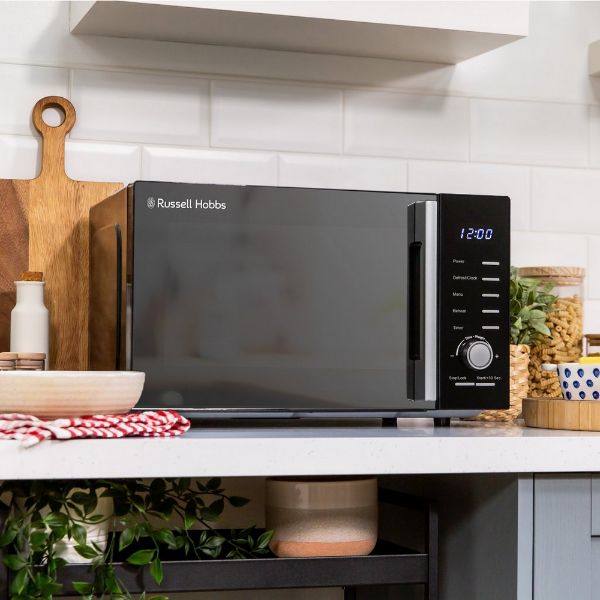 Russell Hobbs RHM2348B 23 Litres Solo Microwave - Black_countertop