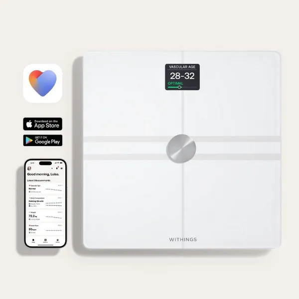 WITHINGS WBS12W Body Comp Smart Scale - White_app