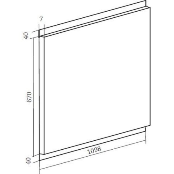 Rangemaster RCFSP1092MG 1092mm Splash Back in Granite Glass_dimensions