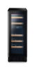 Rangemaster RWC3018BL/ 126150 30cm Wine Cooler in Black with Stainless Steel Trim_front
