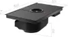 Elica NT-ONE-DO NikolaTesla ONE 83cm Induction Hob with Integrated Extraction - Duct Out_dimensions