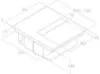 Elica NT-FIT-70 NikolaTesla FIT 70cm Induction Hob with Integrated Extraction_dimensions