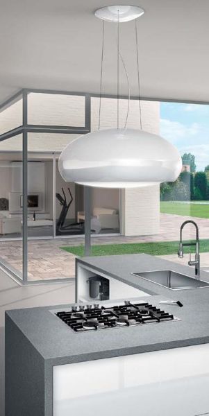 Elica PEARL-WH Pearl 80cm Pearlescent White Cooker Hood_kitchen view