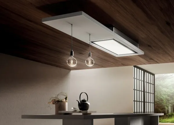 Elica LULL-AT-WW-RC Lullaby 90cm Cooker Hood in White Wood - Recirculating_lighting
