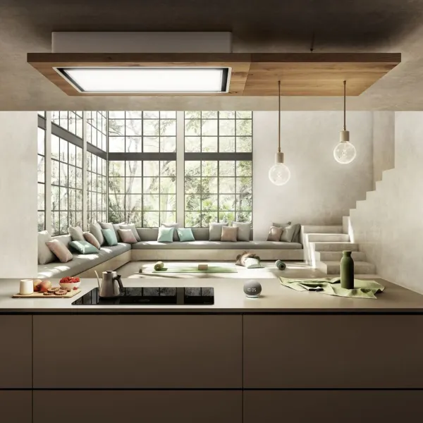 Elica LULL-AT-NAT-DO Lullaby 90cm Cooker Hood in Natural Wood - Duct Out_kitchen