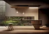 Elica LULL-AT-NAT-DO Lullaby 90cm Cooker Hood in Natural Wood - Duct Out_kitchen view