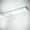 Elica LULL-AT-WW-DO Lullaby 90cm Cooker Hood in White Wood - Duct Out_light