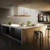 Elica BIO-ISLAND Bio Island 90cm Ceiling Cooker Hood_kitchen view