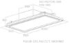 Elica ILLUS-PLS-16-BK Illusion Plus 16cm Cooker Hood in Black_dimensions