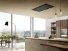 Elica ILLUS-PLS-16-BK Illusion Plus 16cm Cooker Hood in Black_kitchen view