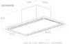 Elica HILIGHT-GLS-30 HiLight 30cm High White Glass Cooker Hood_dimensions