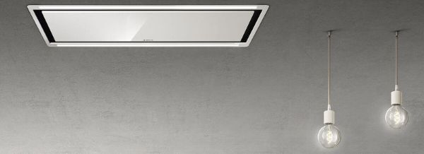 Elica HILIGHT-GLS-30 HiLight 30cm High White Glass Cooker Hood_ceiling