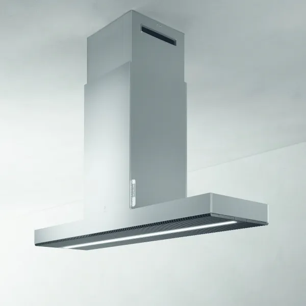 Elica HAIKU-ISL-120-SS Haiku Island 120cm Cooker Hood in Stainless Steel_side view
