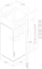 Elica HAIKU-32-WH Haiku 32cm Wall-Mounted Chimney Cooker Hood in White_dimensions