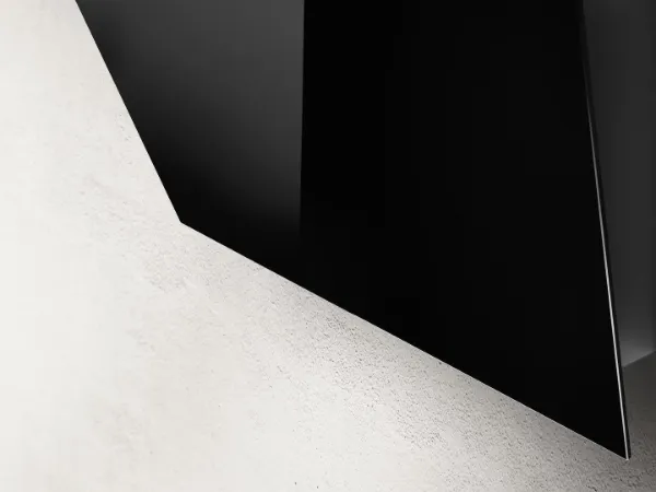 Elica MAJ-ND-BLK-90 Majestic 90cm Angled Cooker Hood in Black - No Drip_close up