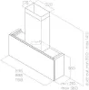 Elica RULES-CS-120 Rules 120cm Customisable Wall-Mounted Cooker Hood_dimensions