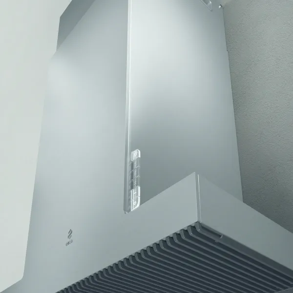 Elica HAIKU-60-SS Haiku 60cm Wall-Mounted Chimney Cooker Hood in Stainless Steel_below