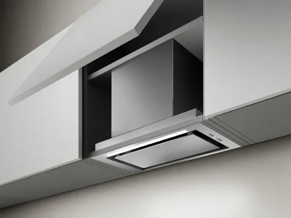Elica SLEEK2.0-WH-60 Sleek 2.0 60cm Integrated Cooker Hood in White Glass_open